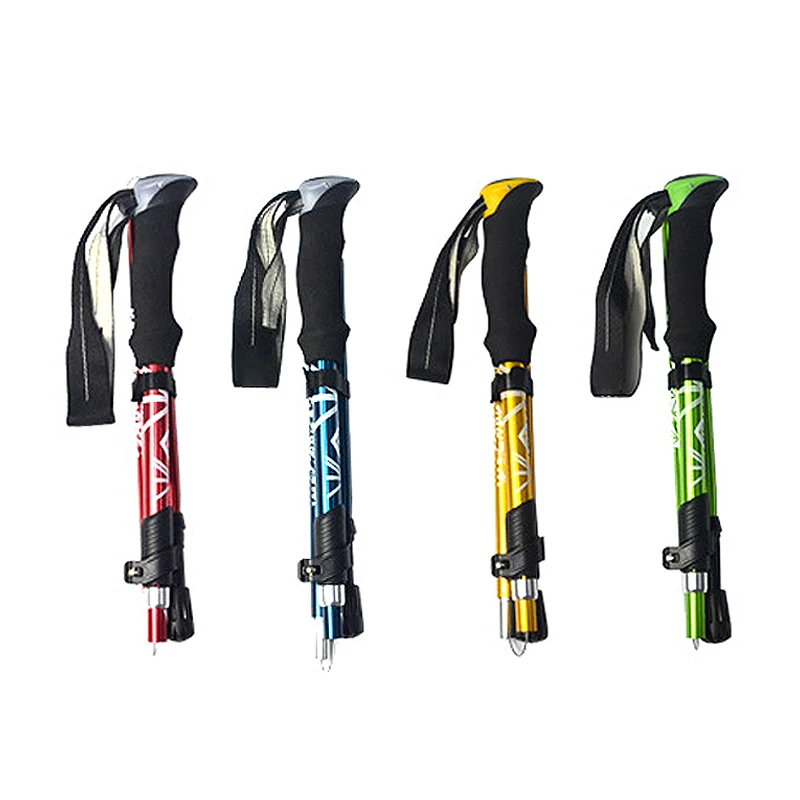 Trekking Pole Carbon - 5-секционная уличная складная треккинговая палка для