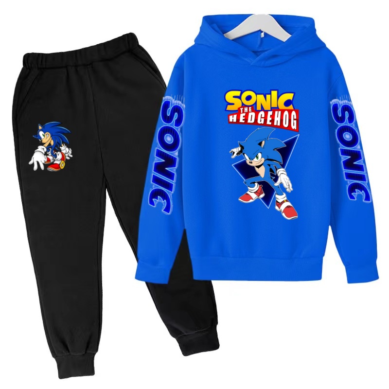 Running Gear Kids - Детская одежда Supersonic: синяя толстовка для