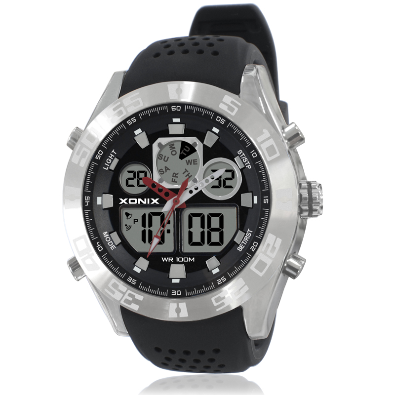 Running Watch - XONIX мужские спортивные часы водонепроницаемые 100