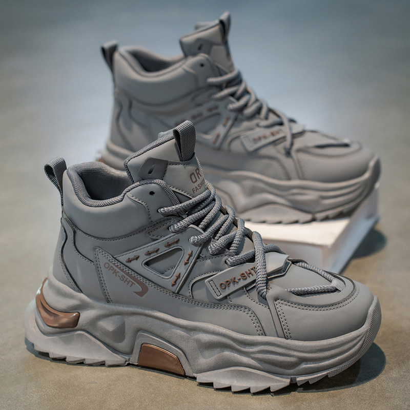 Running Shoes Men - Высокие дышащие противоскользящие мужские туфли, осень