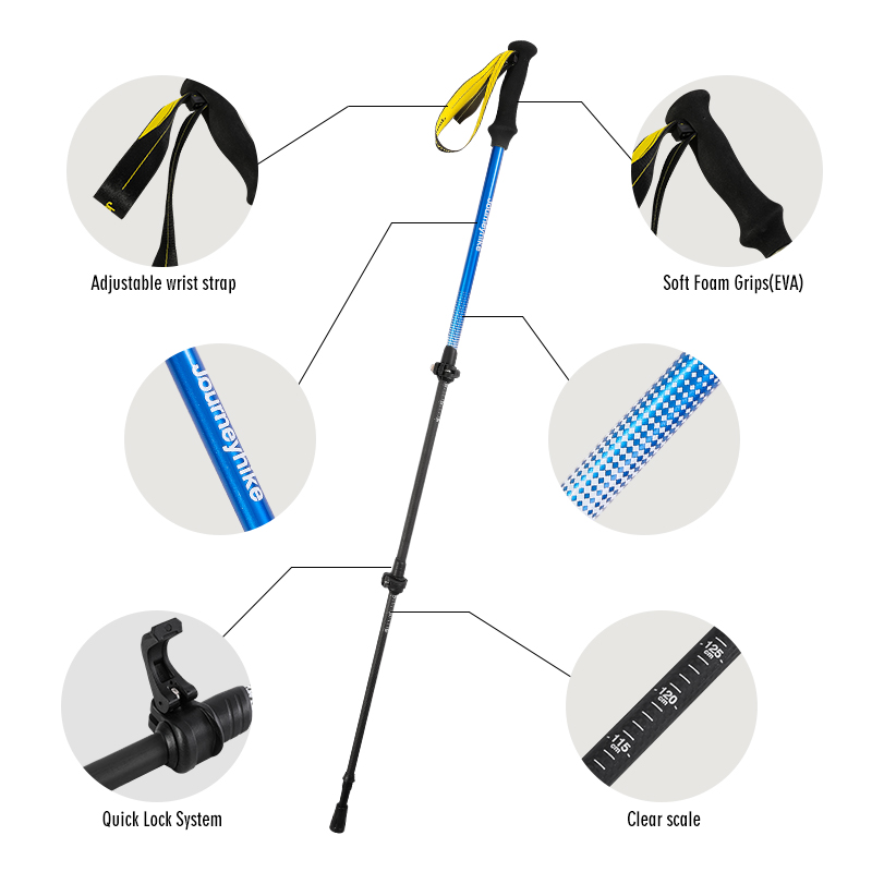 Желтая треккинговая палка из у – обзор и цена Trekking Pole Carbon
