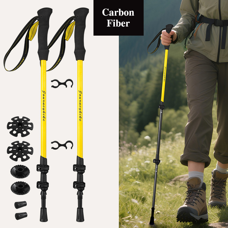 Желтая треккинговая палка из у – обзор и цена Trekking Pole Carbon